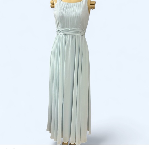 Azazie Sky Blue and Cream Fabric - Picture 5 of 16